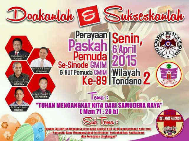 Minahasa Siap Gelar 2 Event Paskah Sinode GMIM